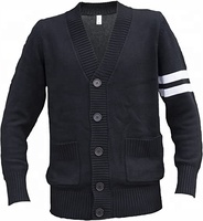 Ventes en gros de vestes en tricot pour hommes, style décontracté simple, design personnalisé, lettrage en relief, cardigan en tricot, pulls de haute qualité