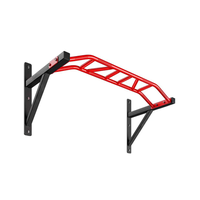 Barre horizontale murale multifonctionnelle en acier durable pour la musculation, support de tractions et de pompes, barres parallèles pour usage domestique