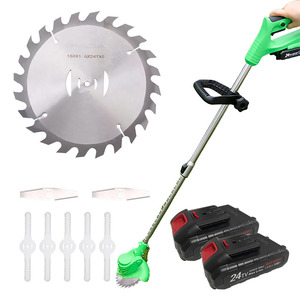 Desbrozadora eléctrica inalámbrica, cortador de césped con batería de litio, con empuje manual ligero, novedad de 2021 - Product Image 1