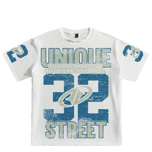 Camiseta Deportiva de Manga Corta para Hombre, Estilo Urbano, Informal, con Estampado de Letras 3D, Logotipo Personalizable - Product Image 5