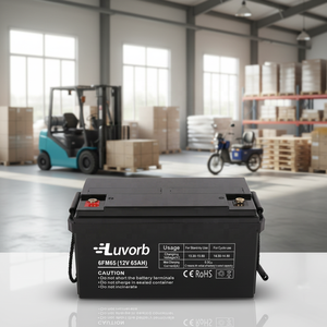 Batterie solaire au plomb-acide scellée AGM à décharge profonde, <span class=keywords><strong>prix</strong></span> usine, 12V 55Ah 65Ah, batterie UPS, garantie 1 an - Product Image 2