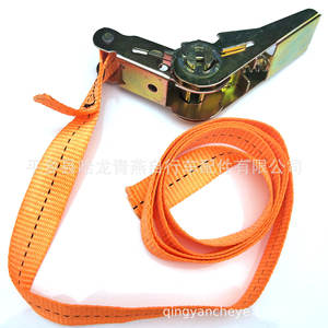Correas de Amarre con Hebilla Ajustable, Cuerda de Hierro Naranja, Fácil de Usar, Correa de Sujeción de Equipaje de 1.5M para Transporte de Carga - Product Image 3