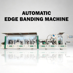 Máquina automática <span class=keywords><strong>de</strong></span> enchapado <span class=keywords><strong>de</strong></span> cantos con melamina, para refinar cantos <span class=keywords><strong>de</strong></span> MDF, madera, PVC, con pre-fresado para muebles. - Product Image 2