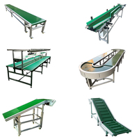 Transportador de Banda con Clavijas de Velocidad Ajustable JiaBao, Duradero, con Opciones de Goma/PVC/Nylon, Diseño Inclinado Móvil para Manejo de Materiales