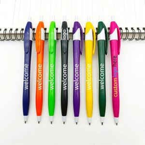 Stylos à bille rétractables Slimster à grip ergonomique – Encre noire à pointe moyenne pour une écriture fluide, idéaux pour le journaling - Product Image 1