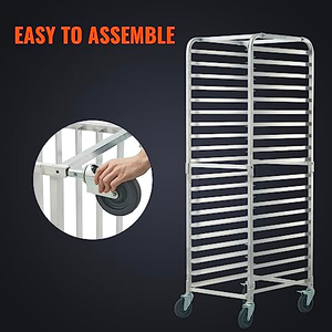 16 20 30 Tier Stainless Steel Tray Bread <b>Oven</b> Trolley Multi-Functional Basket <b>Rack</b> Bakery Food Trolley Mobile Bun Pan <b>Rack</b> - Product Image 3