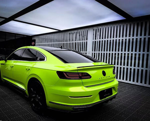 Multi-<strong>Color</strong> 1.52*18m Magic <strong>Fluorescent</strong> Coral Yellow Black Blue Silver Car Vehicle Body <strong>Vinyl</strong> Self-Adhesive Wrap Film Sticker - Product Image 3