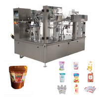 Machine d'emballage automatique PLC motorisée pour le remplissage, l'emballage et la scellage de sacs préformés pour le tabac et les produits chimiques – Usine chinoise