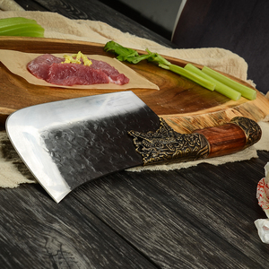Cuchillos de Cocina Personalizados de Alta Calidad, Acero Inoxidable 7Cr17MoV, 9 Pulgadas, Hechos a Mano, Forjados, <span class=keywords><strong>Cuchillo</strong></span> <span class=keywords><strong>para</strong></span> <span class=keywords><strong>Cortar</strong></span> Huesos - Product Image 5