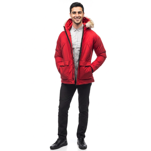 Parka d'hiver pour homme, nouvelle collection, épaisse et chaude, parka à capuche thermique, veste, manteau, vente en gros, parka matelassée pour homme - Product Image 1
