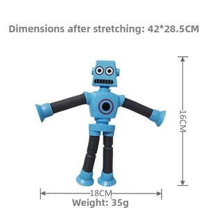 Cross-border Bestseller Giraffe <strong>Robot</strong> <strong>Spiderman</strong> &amp; Eggboy Stretch Tube Children's Stress-Relief Toy Model Md006 Made in Guangdong - Product Image 5