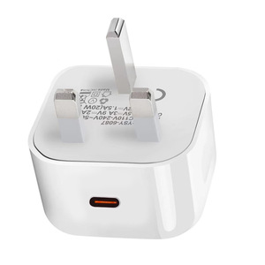 ปลั๊กชาร์จเร็ว3.0 PD <span class=keywords><strong>20W</strong></span> ทนทาน C-Type C USB C ที่ชาร์จแบบเร็วบล็อกที่ชาร์จติดผนังสำหรับ <span class=keywords><strong>iPhone</strong></span> 15 14 13 12 <span class=keywords><strong>XS</strong></span> PRO - Product Image 3