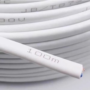 CU weiches RVVB-Gehänge-Geländer hochreines sauerstofffreies Kupfer flexibles flaches Kabel 2 Core 2 × 0,75 Quadrat für Klimaanlage oder Steckdose - Product Image 1