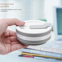 Gobelet pliable en silicone de qualité alimentaire, pour l'extérieur, le bureau, les voyages, le camping, utilisation portable, anti-fuite, sans BPA