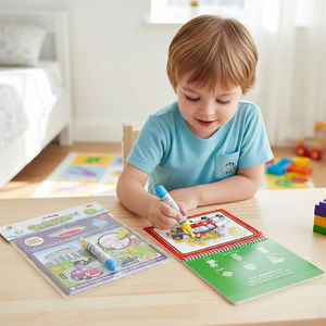 Libro di pittura magica all'ingrosso del libro di ripetizione del libro di pittura animale del fumetto che colora il libro dei bambini - Product Image 3