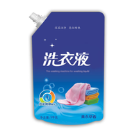 Capuchon de bec verseur en plastique imprimé personnalisé Capuchon de poche debout pour sac de détergent à lessive Capuchon à vis pour utilisation chimique Modèles personnalisés