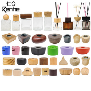 Bằng Gỗ 28 Nước Hoa Hương Liệu Nắp Chai Hình Đặc Biệt Chai Nước Hoa Với Gỗ Cap Thủy Tinh Nước Hoa Chai Màu Đen Óc Chó Cap - Product Image 6