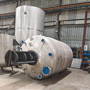 Reactor industrial de acero inoxidable para mezclar pegamento, incluye sistema de calentamiento y enfriamiento, reactor para resina acrílica - Product Image 2