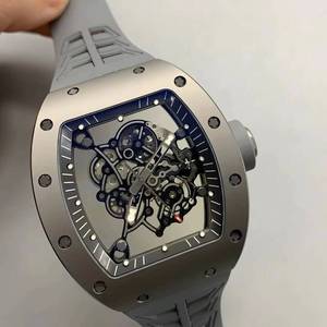 Top-tier 055 gray titanium ceramic <b>case</b> hollow dial no scale integrated movement men's business mechanical <b>watch</b> - Product Image 2