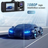 Super Nachtzicht Dashcam Verborgen Dubbele Auto Dashcam 1080P HD DVR USB Auto Dashboard Camera met G-Sensor WDR Parkeermonitor