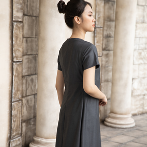 2024 Tan Pham Gia LUTZ marca de alta calidad Material Casual vestido para mujer cómodo transpirable hecho en Vietnam - Product Image 4