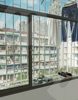 Malla Plástica Plana de HDPE para Seguridad en Balcones, Cría de Aves, Valla de Jardín, Rollo de Malla Protectora de Plástico, Enrejado