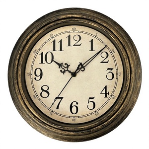 Wholesale European Hanging Living Room Wall Hanging Home Contemporary Analog Quartz <b>Digital</b> Single Face Antique Style Wall <b>Clock</b> - Product Image 4
