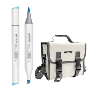 Iers biểu tượng tùy chỉnh tip kép nghệ thuật đánh dấu 300 màu sắc dễ dàng pha trộn strations Màu thiết lập với rượu dựa trên mực - Product Image 5