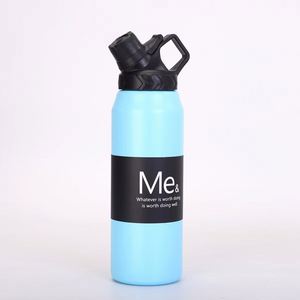 Gourde isotherme sportive 750 ml 950 ml en acier inoxydable 304 à double paroi avec couvercle à poignée - Product Image 5