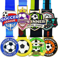 Médailles personnalisées, trophées sportifs en métal, plaques avec ruban, livraison en 10 jours pour les événements de marathon, de football, de soccer, récompenses