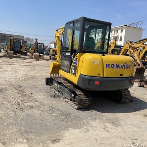 Gran oferta, miniexcavadora Komatsu usada, 6 toneladas, equipo de orugas de segunda mano PC56 PC55, Motor de núcleo pequeño, componentes de bomba de engranajes de motor - Product Image 3