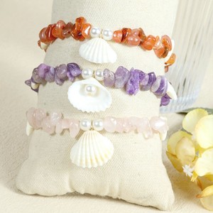 <span class=keywords><strong>Tobillera</strong></span> de Conchas Coloridas Tejidas al Estilo Oceánico, Unisex, para Playa y <span class=keywords><strong>Surf</strong></span>, Venta al Por Mayor - Product Image 1