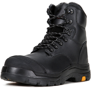 Bottes de travail en cuir à embout d'acier, chaussures de sécurité pour hommes, chaussures de sécurité pour le travail - Product Image 3