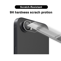 Protection d'écran pour objectif d'appareil photo d'iPhone, verre trempé à couverture intégrale pour iPhone 17e