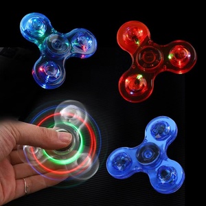 Fidget Spinner Lumineux à LED, Jouet Anti-Stress pour les Doigts, Brille dans le Noir, EDC - Product Image 1