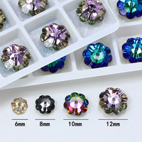 Cristaux de verre à dos plat Dongzhou à coudre en gros, qualité de luxe, perles de cristal en vrac, accessoires de couture DIY pour vêtements