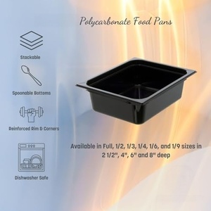 Plateau alimentaire CPET noir scellable de 10 oz pour la restauration en vol – Contenant CPET en plastique pour compagnies aériennes – Vente en gros - Product Image 3