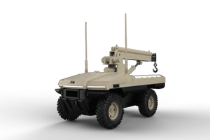 Chariot de transport tout-terrain multifonctionnel de haute qualité 6 roues motrices télécommandé avec pneus pleins, nouveau modèle hybride en acier, capacité 1000 kg - Product Image 6