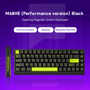 Furycube M68 Ông 60% Có Dây Bàn Phím Chơi Game Hall Hiệu ứng Chuyển Đổi Từ Tính RGB Backlit 0.125MS Nhanh Chóng Kích Hoạt Điều Chỉnh Hoạt Động - Product Image 2