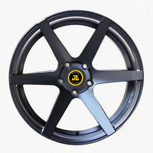 Rines de Auto JZ Negros con Diseño Cóncavo, de 17, 18, <span class=keywords><strong>19</strong></span>, 20, 22, 24 y 26 Pulgadas, Rines Personalizados Forjados para Autos de Pasajeros - Product Image 1