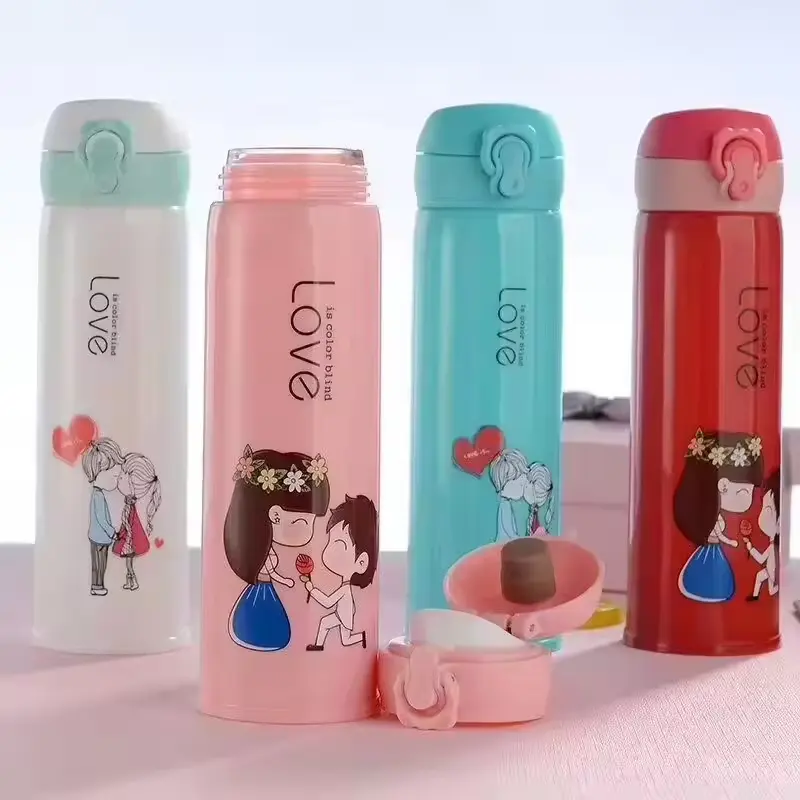 Phim hoạt hình sinh viên sáng tạo phim hoạt hình cặp đôi cốc nước hai lớp cốc nhựa thủy tinh