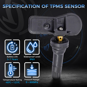 Sorghum 407009322R capteur de pression des pneus TPMS pour Dacia Duster Lodgy Sandero Renault <span class=keywords><strong>Clio</strong></span> Opel - Product Image 2