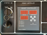 XUNLI Tragbarer Kleiner Dieselgenerator 2 Zylinder 15kVA 12kW 110V 1-Phasig Elektrostart Gewerbliche Nutzung Superleise mit Kühlrippen