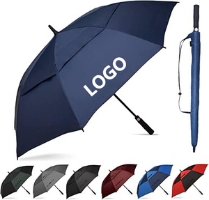 Automatic Open 47/62/68 Inch Extra Large Oversize Double Vented <b>Canopy</b> Waterproof Windproof Stick Golf Umbrella - Product Image 1