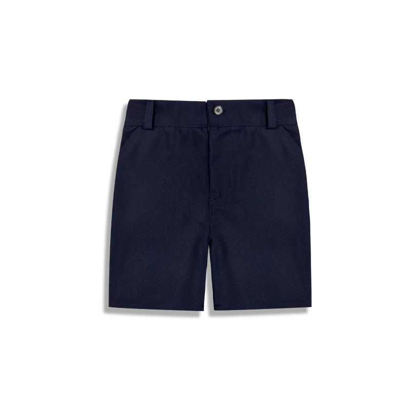 [Bleu marine] tr anti-rides costume shorts