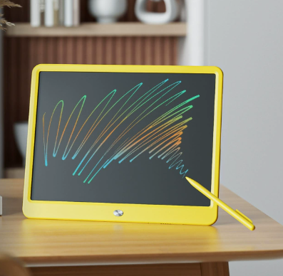 Multi-Color LCD Writing Board for Kids, Electronic Drawing Tablet with Stylus Pen Educational Toy for Toddlers Ages 3-6