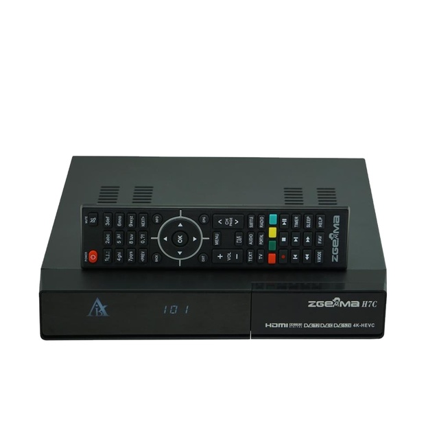 4k UHD Satellite Tv Receiver Dvb S2x/s2 + Twin Dvb T2 / c Zgemma H7c