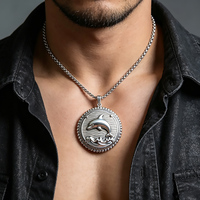 Fabrication faire des pièces ruban 999 personnalisé 3d motif collier pendentif métal artisanat mode personnalisé bijoux pièces pour cadeaux
