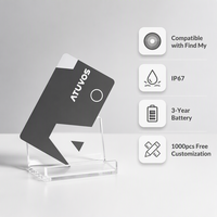 ATUVOS Localisateur de cartes de crédit NFC longue portée, étanche IP67, pour portefeuille