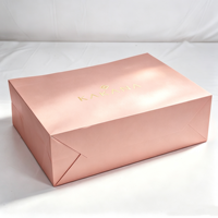 Emballage cosmétique de luxe, emballage cadeau pour parfum, sac en papier rose personnalisé pour lotion, maquillage, rouge à lèvres, perruques, fournisseur d'emballages personnalisés